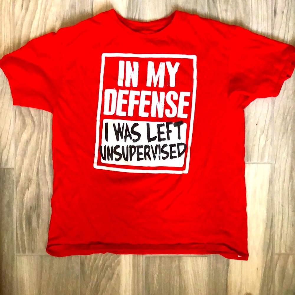 Fifthson Red Boys Top Size 18 100% cotton